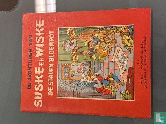 Suske en Wiske - De stalen bloempot   - 1955, Boeken, Stripverhalen, Gelezen, Eén stripboek, Verzenden