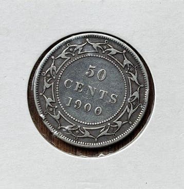 Canada, Newfoundland Victoria. 50 Cents 1900 (Zonder