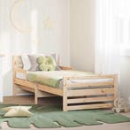 vidaXL Bedframe met hoofdeinde Bruin 80 x 200 cm Bewerkt, Verzenden