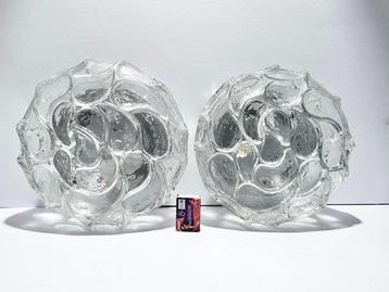 Leclaire & Schäfer - Lampe murale - Verre, Métal - Deux