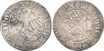 Schilling 1507 Noerdlingen Reichsmuenzstaette Eberhard Iv..., Verzenden, België