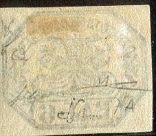 Anciens états italiens - États pontificaux 1852/1864 - 6 baj, Postzegels en Munten, Postzegels | Europa | Italië, Gestempeld