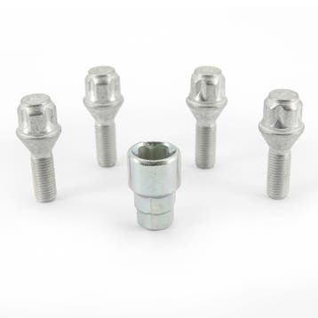 H&R Wielslotenset M12x1.50x28mm konisch - 4 slotbouten incl., Auto-onderdelen, Verzenden, Nieuw
