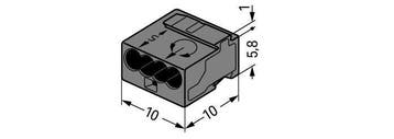 Wago Micro Lasklem - 243-204 [100 Stuks], Verzenden