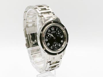 Hermès - Clipper Chronograph - CL1.310 - Dames - 2000-2010, Bijoux, Sacs & Beauté