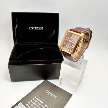 Citizen - Eco-Drive Rectangular Chronograph with Box &, Nieuw