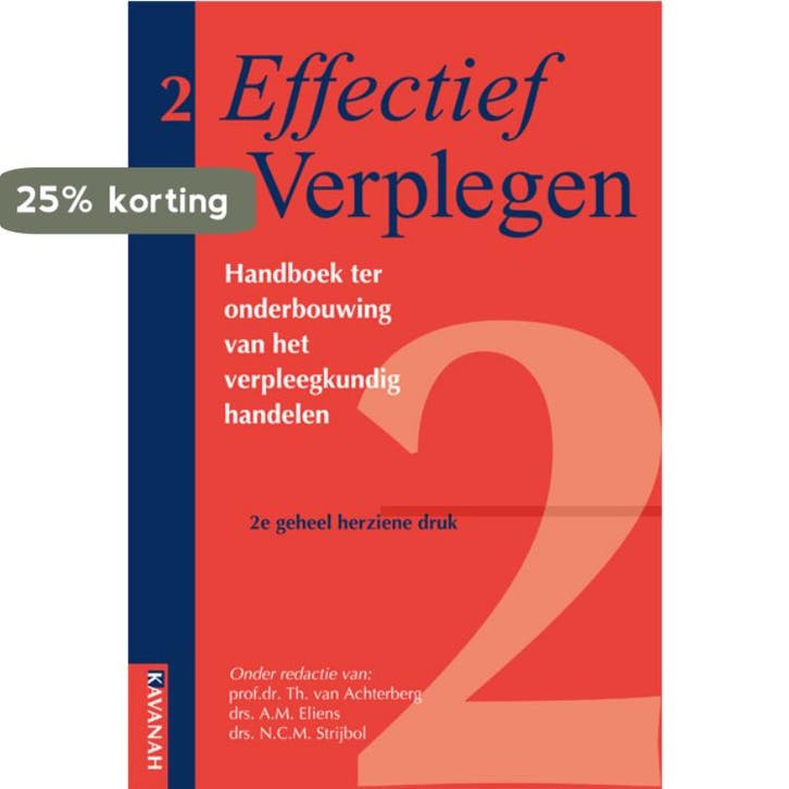 Effectief Verplegen 2 9789057401152 Th. Achterberg, Livres, Science, Envoi