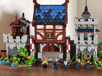 Lego MOC (Ma propre création) - Mediëval castle gate 114472