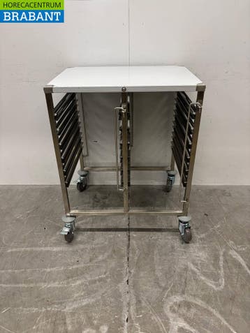 RVS Regaalwagen 12 x 1/1 GN gastronorm 95 cm Horeca, Ophalen of Verzenden, Nieuw in verpakking