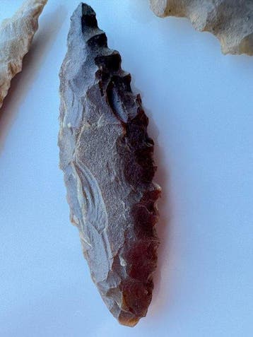 Prehistorie Silex Werktuig - 46 mm (Zonder minimumprijs)