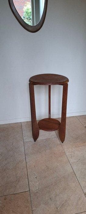 Amsterdamse School - Bijzettafel - Hout eiken - Zwarte, Antiek en Kunst
