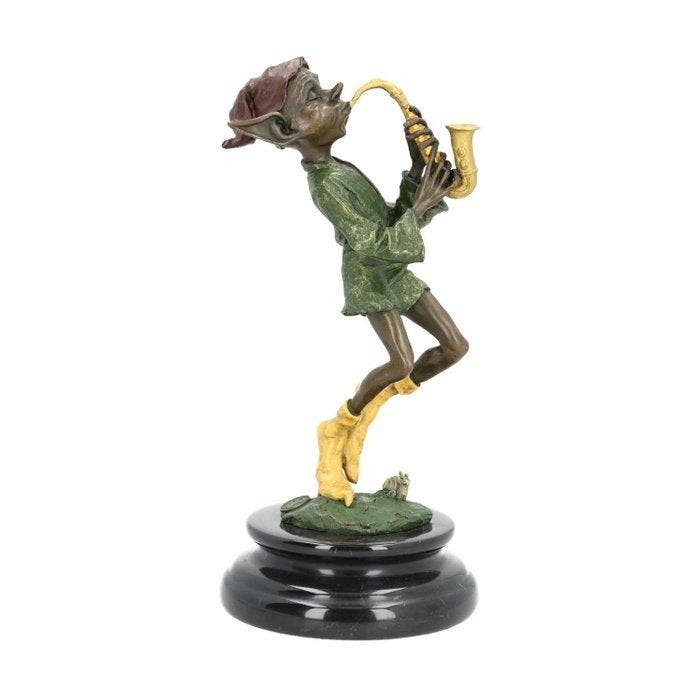 Beeldje - Kabouter - Goblin - Brons, Antiek en Kunst, Kunst | Designobjecten