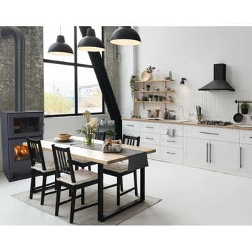 MaxxHome Moderne houtkachel met oven - 9 kW - 53x42x100cm..., Ophalen of Verzenden, Nieuw