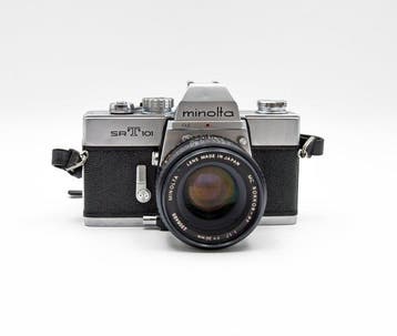Minolta SR T 101 + 3 obiettivi Analoge camera
