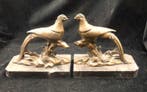 Boekensteunen Vogels - Pauwen - Art Deco - Serre-livres (2), Antiquités & Art