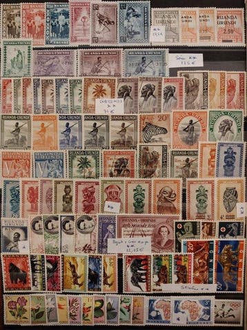 Ruanda-Urundi - Nieuwe postzegelverzameling Ruanda-Urundi