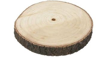 Boomstamschijf Paulonia Apollonia ca. 40 cm, Nieuw