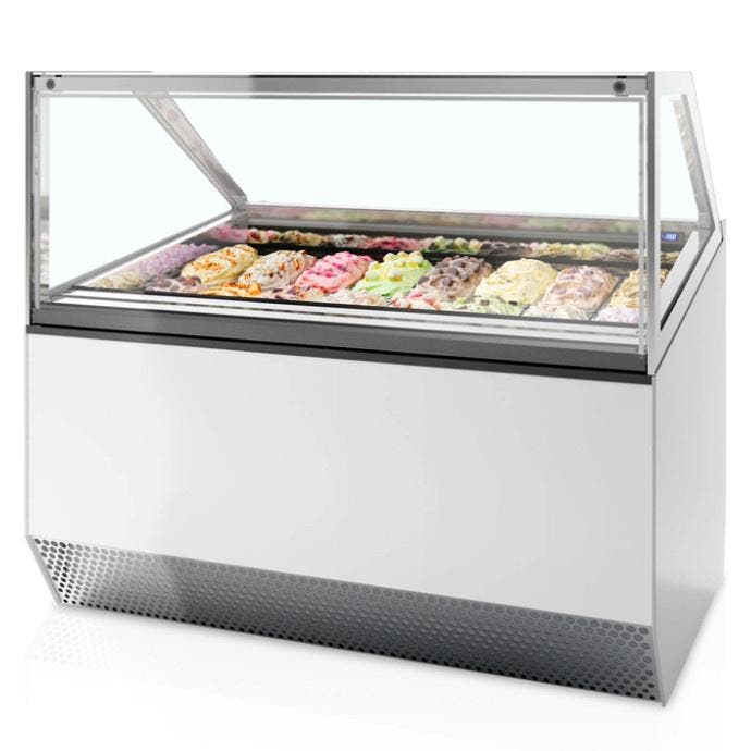 Schepijsvitrine | MILLENNIUM | 160L | 16x 5L | -14°C/-20°C, Zakelijke goederen, Horeca | Keukenapparatuur, Nieuw in verpakking