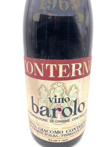 1969 Giacomo Conterno - Barolo - 1 Bouteille (0,72 L), Verzamelen, Nieuw