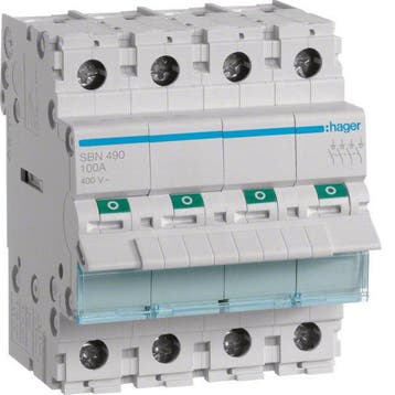 Hager SBN Interrupteur encastré Modulaire - SBN490, Verzenden