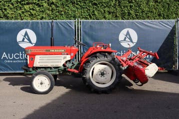 Veiling: Minitractor Yanmar YM 2000B Diesel 24pk Met Grondfr, Ophalen