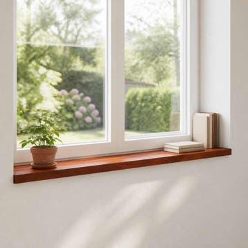 vidaXL Raamprofielen 2 st Bruin 120 x 15 x 2 cm Massief, Verzenden