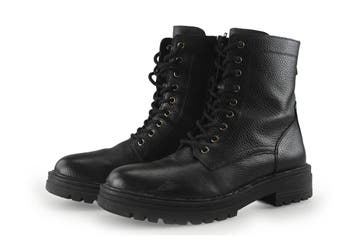 Schuurman Schoenen Veterboots in maat 42 Zwart, Kleding | Dames, Schoenen, Verzenden, Zwart, Overige typen, Zo goed als nieuw