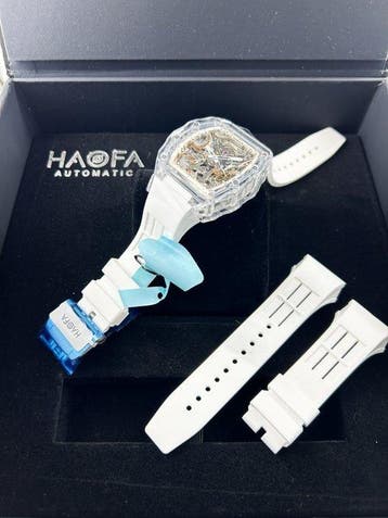 Haofa - Crystal 2323 3D Dragon and Horse 60H Automatic Watch, Nieuw