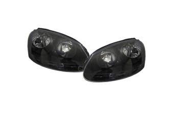 GTI Look Koplampen Black Edition voor Volkswagen Golf 5 & Je, Ophalen of Verzenden