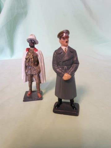 Lineol - Figuur - Der Führer und der äthiopische Kaiser (2)