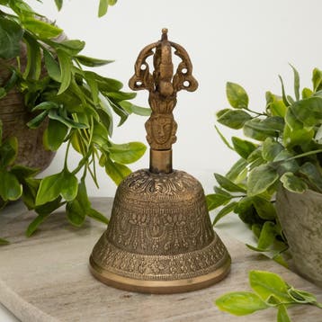 Messing Tibetaanse bel – 260 gr 13cm* 7,5 cm, Ophalen of Verzenden, Nieuw