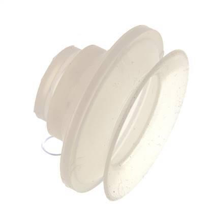 Soufflet 52mm Silicone Clair Ventouse Course 12mm, Bricolage & Construction, Ventilation & Extraction, Envoi