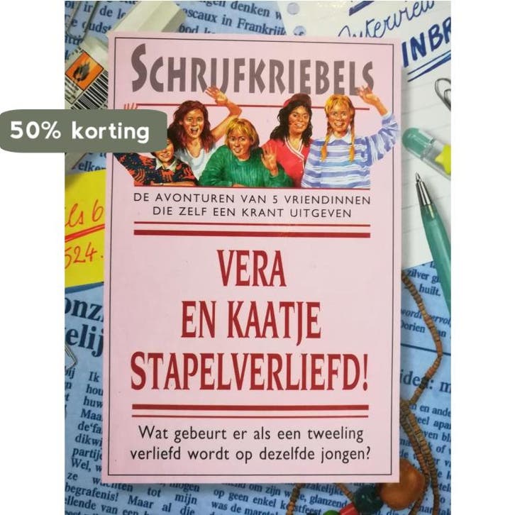 Vera en Kaatje stapelverliefd! / Schrijfkriebels / 3, Boeken, Kinderboeken | Jeugd | 13 jaar en ouder, Gelezen, Verzenden