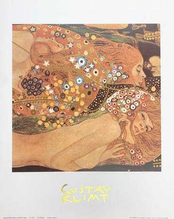 Gustav Klimt (1862-1918) - Die Wasserschlangen II, 1907 -, Antiquités & Art