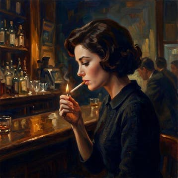 Le Yack - The Match and the Bourbon - Hand signed