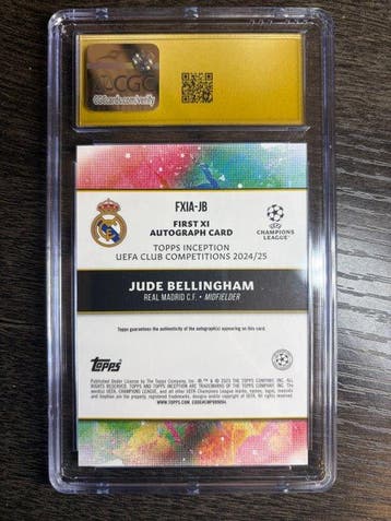 2024/25 Topps Inception Jude Bellingham FX1A-JB Gesigneerde, Verzamelen, Nieuw
