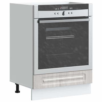 vidaXL Ovenkast Kalmar bewerkt hout grijs sonoma eiken, Verzenden