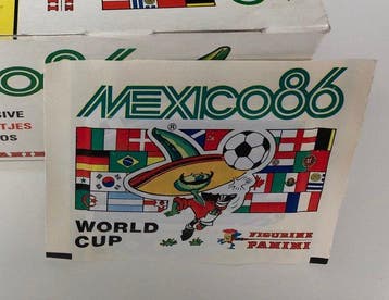1986 Panini World Cup Mexico 86 Édition originale - 1 Pack -, Verzamelen, Nieuw