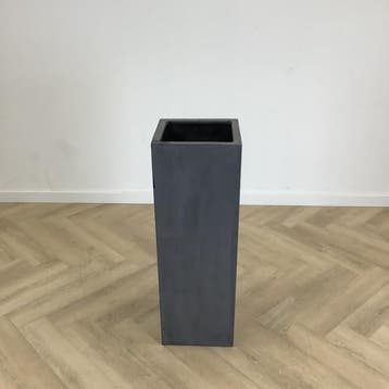 Plantenbak (hxbxd) 100x35x35 cm  Antraciet - betonlook, Gebruikt, Bureau
