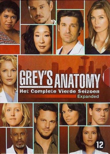 Greys Anatomy seizoen 4 (dvd tweedehands film), Ophalen of Verzenden