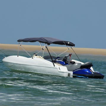 vidaXL Biminitop 4 bogen met mesh zijwanden, Watersport en Boten, Verzenden, Nieuw