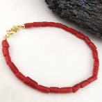 Koraal - Zilver - Armband - ambachtelijke verwerking