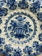Plateelbakkerij Zenith - Bord - Aardewerk - Delftsblauw, Antiek en Kunst