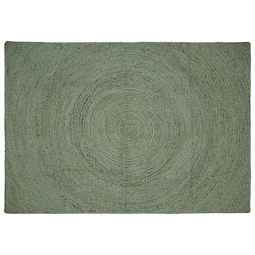 vidaXL Vloerkleden Olijfgroen 240 x 340 cm Jute, Huis en Inrichting, Stoffering | Tapijten en Vloerkleden, Verzenden, Nieuw