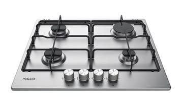 Hotpoint PPH60PFIXUK Gaskookplaat 59x51 cm RVS 4-Pits, Ophalen of Verzenden, Nieuw
