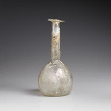 Oud-Romeins, Keizerrijk Glas Groot unguentarium met ovale