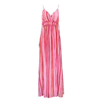 Princess goes Hollywood • roze maxi jurk strepen • 36, Verzenden