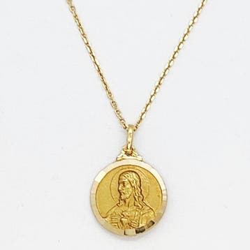 Collier avec pendentif - 18 carats Or jaune