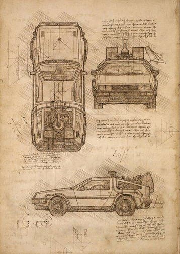 Boriani - 2 X Ritorno al Futuro, Da Vinci Series - limited
