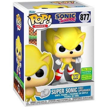 Funko Pop  Sonic  Super Sonic  877 Summer, Verzamelen, Poppetjes en Figuurtjes, Verzenden, Nieuw